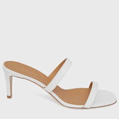 Shop Mansur Gavriel Fino Sandal In White