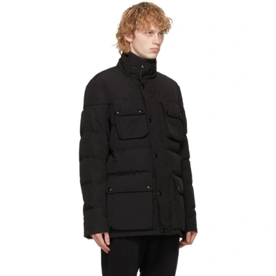 Shop Belstaff Black Down Mountain 2.0 Jacket In 90000 Black