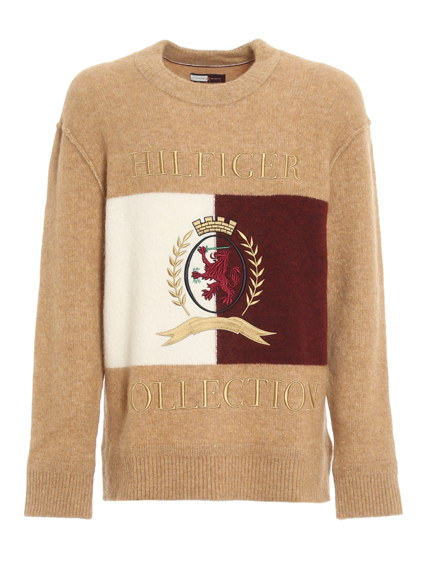 tommy hilfiger beige jumper