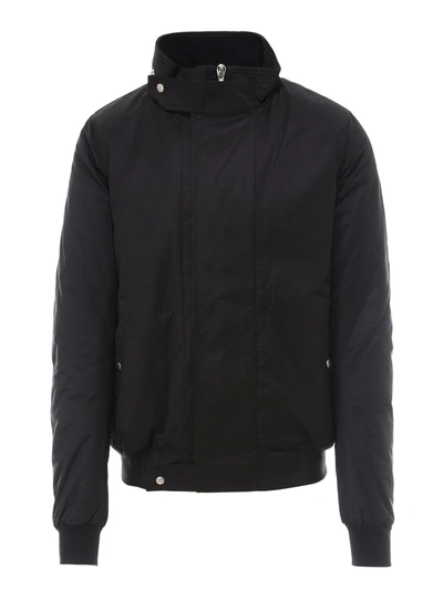 Shop Drkshdw Tech Fabric Padded Jacket In Black