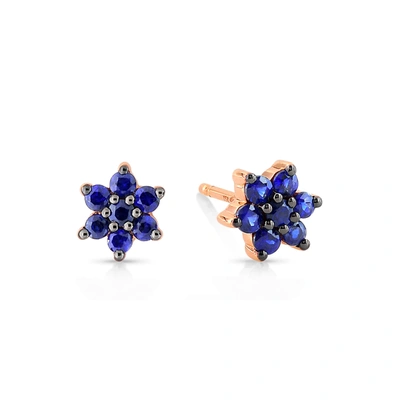 Shop Ginette Ny Sapphire Star Studs