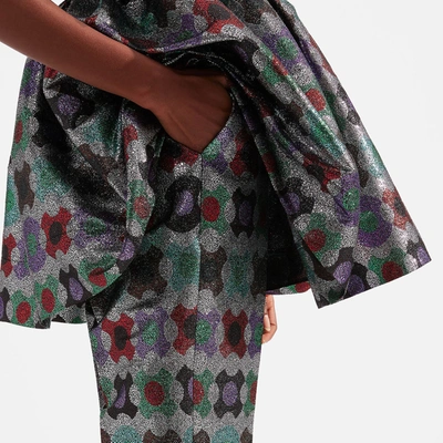 La Doublej Saturday Night Flared Pants In Groovy Dot