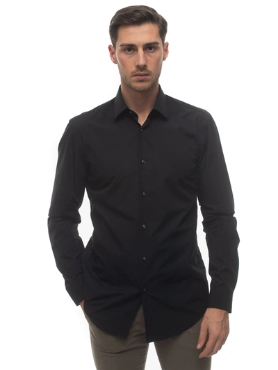 Shop Hugo Boss Dress Shirt In Black