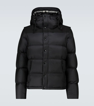 Shop Burberry Lockwell Puffer Jacket In Black