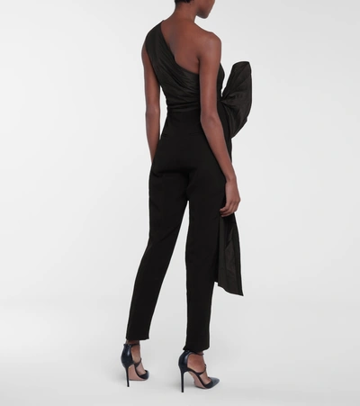Shop Roksanda Lea Taffeta And Cady Jumpsuit In Black