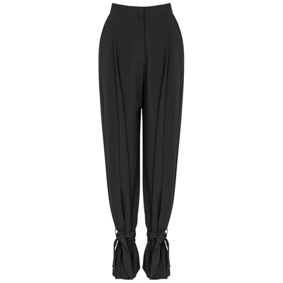 Shop Monot Black Split-leg Trousers