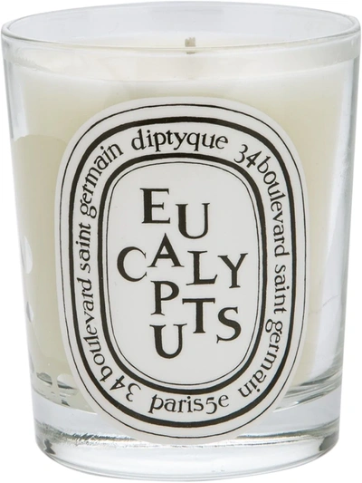 Shop Diptyque Eucalyptus Scented Candle In White