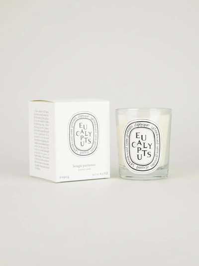 Shop Diptyque Eucalyptus Scented Candle In White