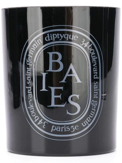 Shop Diptyque Baies Noire Candle In Black