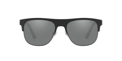 Polo Ralph Lauren Sunglasses, Ph4132 55 In Grey Mirror
