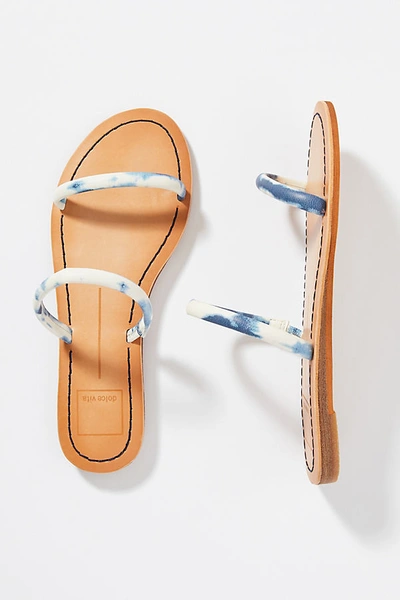 Shop Dolce Vita Darla Slide Sandals In Blue