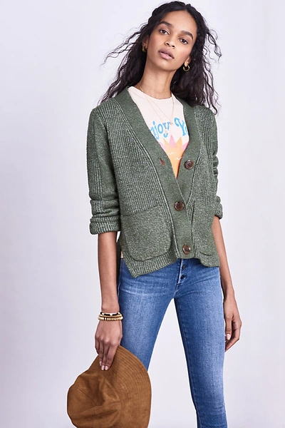 Shop Design History Devin Cardigan In Green