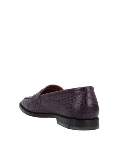 Shop Etro Loafers In Purple