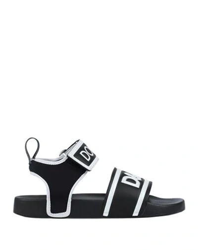 Shop Dolce & Gabbana Sandals In Black