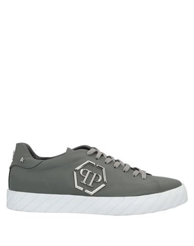 Shop Philipp Plein Sneakers In Lead