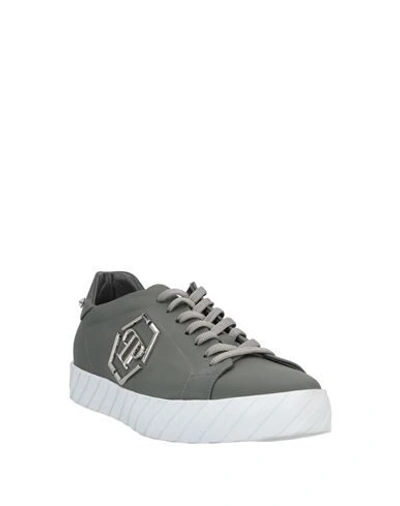 Shop Philipp Plein Sneakers In Lead