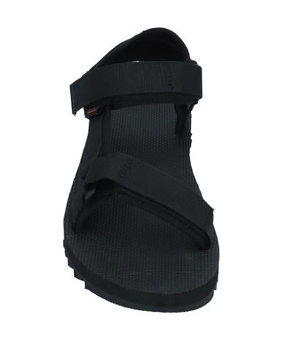 Shop Teva Man Sandals Black Size 11 Textile Fibers