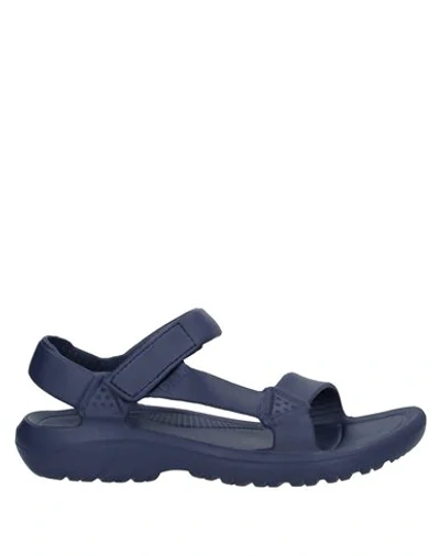 Shop Teva Sandals In Blue