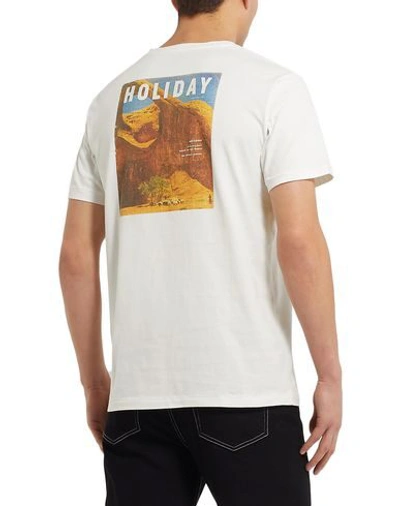 Shop Holiday Boileau T-shirts In Ivory
