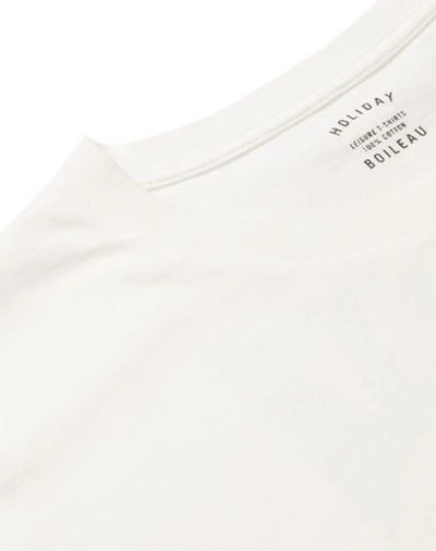 Shop Holiday Boileau T-shirts In Ivory