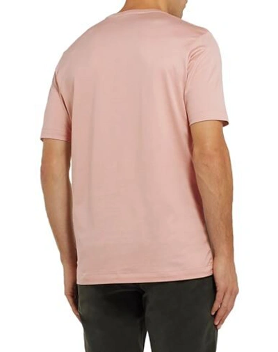 Shop Dunhill T-shirt In Light Pink