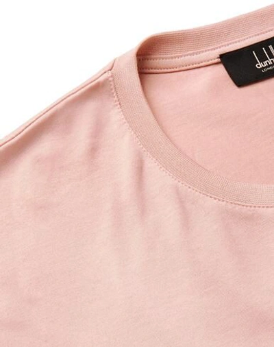 Shop Dunhill T-shirt In Light Pink