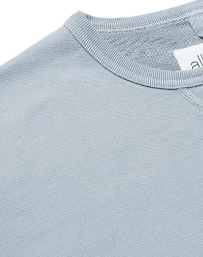Shop Albam Sweatshirts In Slate Blue