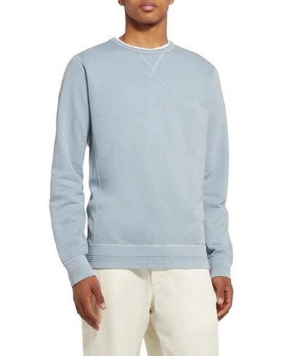 Shop Albam Sweatshirts In Slate Blue