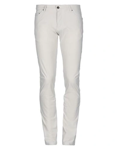 Shop Rrd Man Pants Light Grey Size 38 Cotton, Elastane