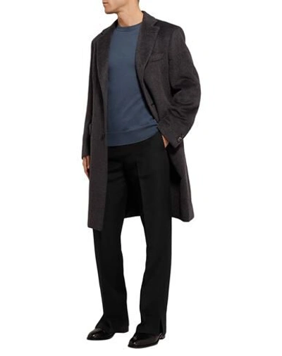 Dunhill Man Pants Black Size L Silk, Wool In Black