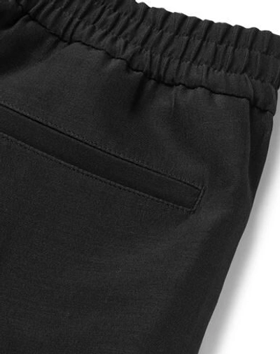 Dunhill Man Pants Black Size L Silk, Wool In Black