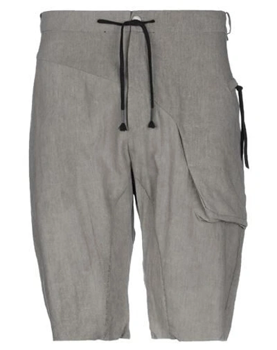 Shop Masnada Shorts & Bermuda Shorts In Grey