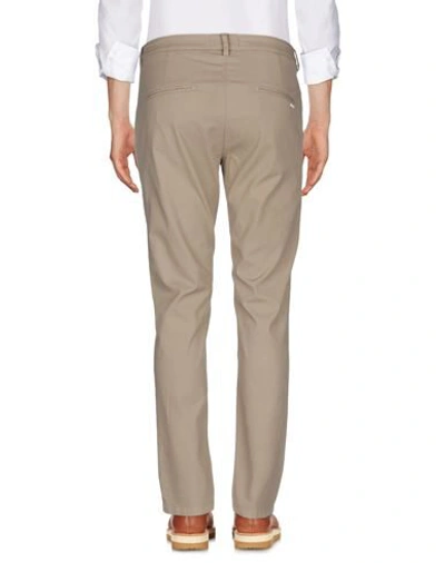 Shop Aglini Man Pants Camel Size 35 Cotton, Elastane In Beige