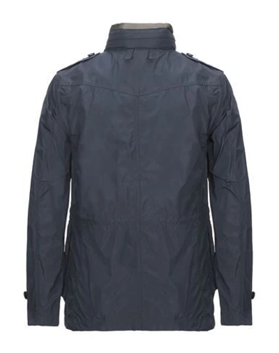 Shop Aigle Jacket In Dark Blue