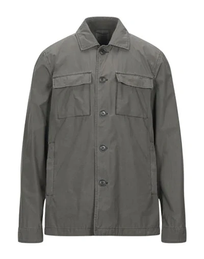 Shop Aspesi Man Jacket Military Green Size Xl Polyester, Polyamide