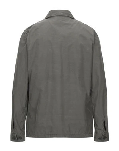 Shop Aspesi Man Jacket Military Green Size Xl Polyester, Polyamide