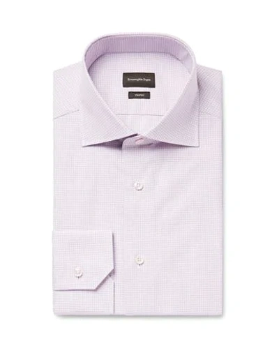 Shop Ermenegildo Zegna Shirts In Purple