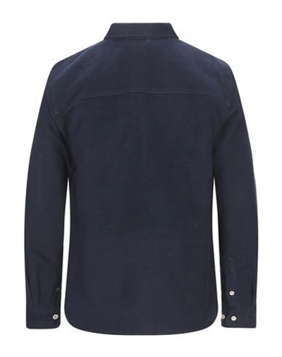 Shop Albam Shirts In Dark Blue