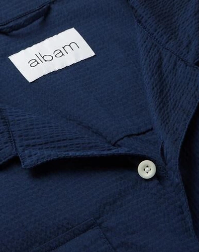 Shop Albam Shirts In Dark Blue