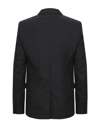 Shop Frankie Morello Man Blazer Black Size 38 Polyester, Wool, Lycra