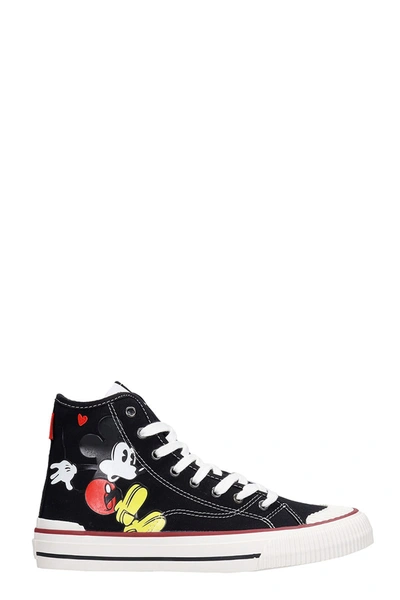Shop Moa Master Of Arts Sneakers In Black Canvas