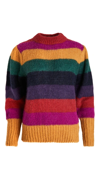 Shop Farm Rio Striped Sweater In Multi