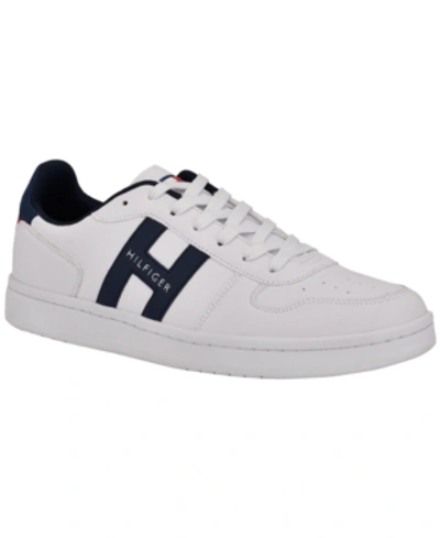 Shop Tommy Hilfiger Men's Leman Sneakers Men's Shoes In White