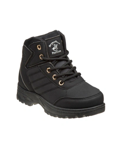 Shop Beverly Hills Polo Club Little Boys Hiker Boots In Black