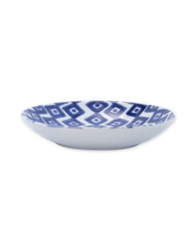 Vietri Viva Santorini Ceramic Diamond Pasta Bowl In Blue