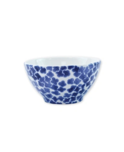 Shop Vietri Santorini Flower Cereal Bowl In Blue