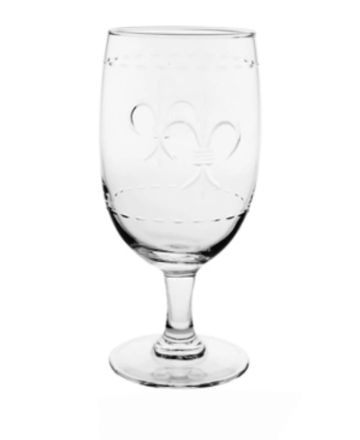 Rolf Glass Fleur De Lis Iced Tea 16oz - Set Of 4 Glasses
