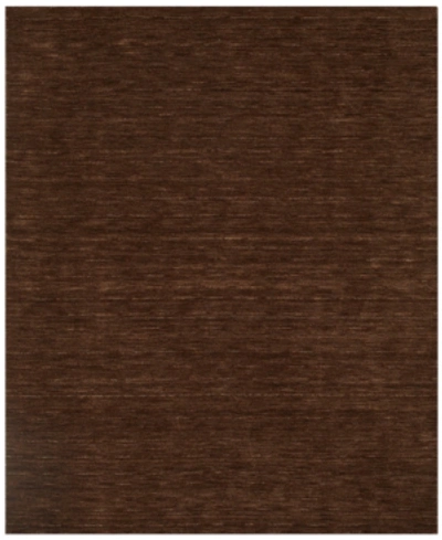 Shop Macy's Fine Rug Gallery Laguna Solids 5' X 7'6" Area Rug In Chocolate