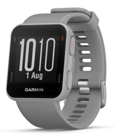 Shop Garmin Unisex Approach S10 Powder Gray Silicone Strap Smart Watch 40mm