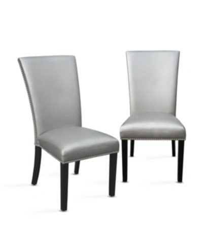 Shop Furniture Camila Silver Dining Chair, Created For Macy's